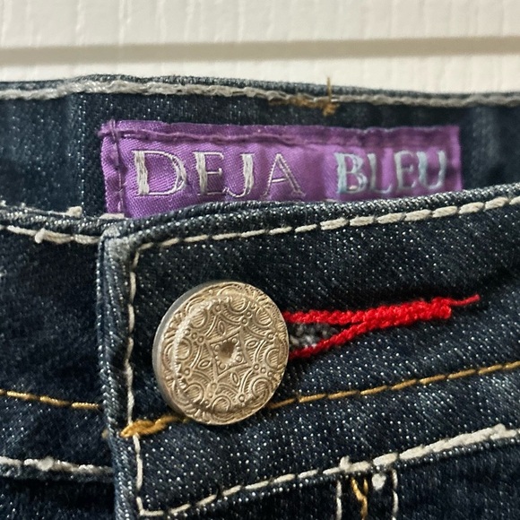 Deja Blue Dark Wash Denim Blue Women's Short Size 14 - Picture 3 of 4